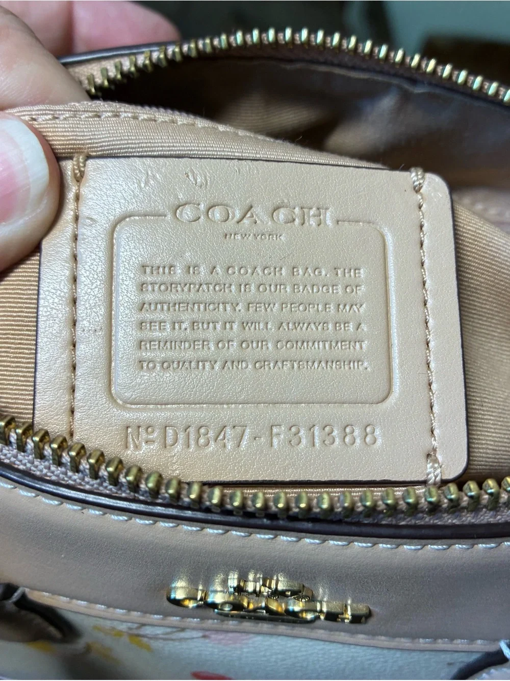 Coach Cherry Print Mini Bennet Satchel